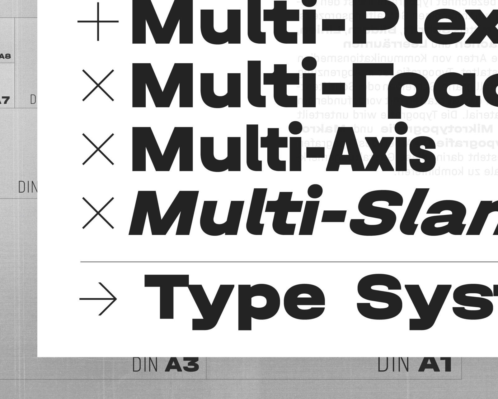 Typemates Jakob Runge Nils Thomsen Lisa Fischbach Halvar Font Sans Industrial Geometric Cyrillic Greek4